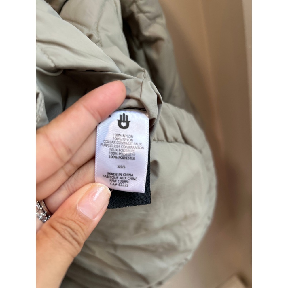 Spiritual Gangster Ivy Quilted Sherpa Jacket Sage green XS/S Elevated Athleisure - Picture 6 of 10